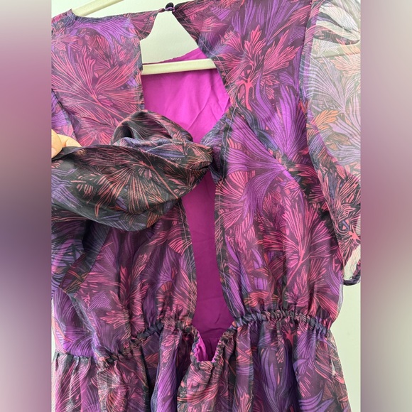 MELLODAY Purple Midi Dress - Picture 7 of 10